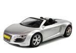 Mamido Natahovací autíčko kabriolet 1:18 stříbrné