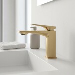 REA - Umyvadlová baterie PREMIUM Prime Brush Gold Low REA-B6775