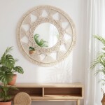 REA - Nástěnné zrcadlo Boho 65CM 322050 HOM-03006