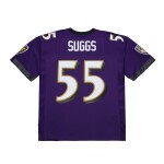 Mitchell & Ness Pánský dres Baltimore Ravens NFL Terrell Suggs #55 2003 Legacy Throwback - Fialová Velikost: S