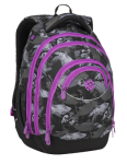 Bagmaster studentský batoh ENERGY Violet/Gray/Black