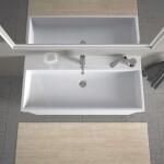 DURAVIT - Vero Air Umyvadlo 100x47 cm, s přepadem, otvor pro baterii, bílá 2350100000