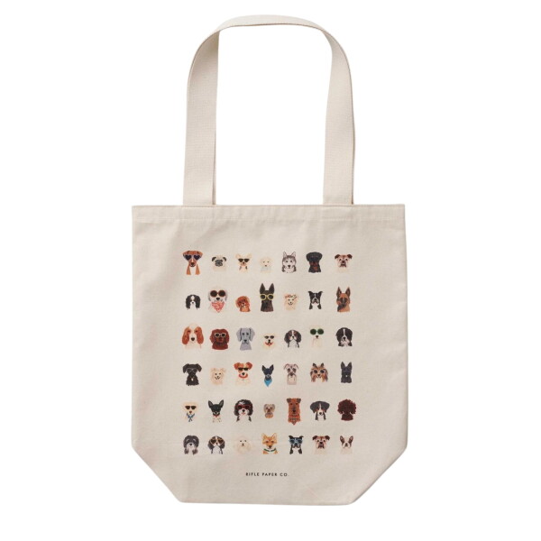 Rifle Paper Co. Plátěná taška Tote Dog Days, multi barva, textil