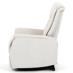 Polohovací křeslo, elektrické zabudované ovládání, béžová, látka, TV-Q8575 CRM2