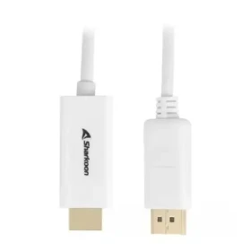 Sharkoon Adaptér DisplayPort 1.2 na HDMI / 4K 60Hz / 2 m / aktivní / bílý (4044951037711)