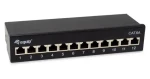 Equip černá / Patch panel / 12x RJ45 / Cat6a / Stíněný / 500 MHz / Desktop (326622)