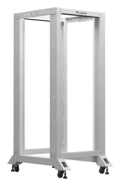 Lanberg Otevřený rack 27U šedá / Otevřený rack / 19" / 600x800 mm / Nosnost 600 kg (OR01-6827-S)