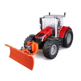 Maisto RC Massey Ferguson Traktor s radlicí se světly červená