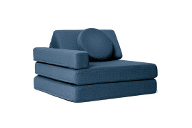SHAPPY Dětské rozkládací pěnové křeslo SHAPPY ORIGINAL Barva: Navy Blue