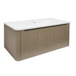 Koupelnová skříňka s umyvadlem Naturel Austen 119x47,5x45 cm light pine mat AUSTEN120LP AUSTEN120LP