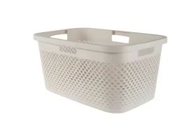 Curver Pure krémový / Koš na prádlo / 47 l (249817)