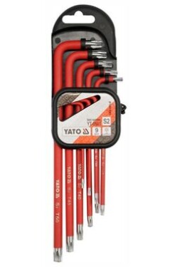 YATO YT-0563 / Sada klíčů TORX s otvorem 9 ks delší (YT-0563)