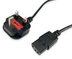 Equip BS 1363 - C13 černý (112300) / Napájecí kabel / 2 m / 250 V / 10 A (112300)