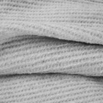 Kvalitní šedá deka vaflovou strukturou