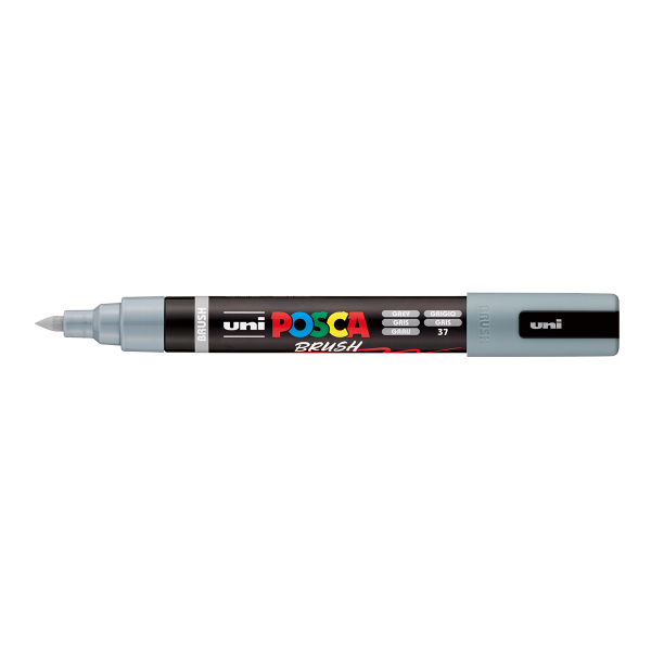 Posca popisovač PC-5BR, 1 - 4 mm, šedá (37)