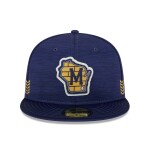 New Era Pánská kšiltovka Milwaukee Brewers MLB 2024 Clubhouse 59FIFTY Fitted Velikost: 7 1/2