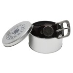 Bushman Kožený opasek Bottle Belt III, hnědý 100