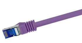 LogiLink Ultraflex Cat.6A fialová / Patch kabel / S/FTP / 0,5 m / RJ-45 / 10 Gigabit Ethernet (C6A029S)