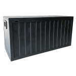 Zahradní úložný box 112x49x54cm, plast, šedá, AZB-G2075 GREY