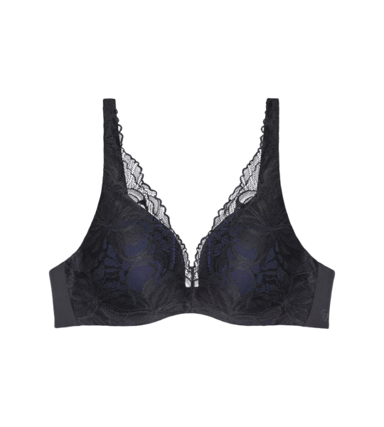 Dámská podprsenka Body Make-Up Illusion Lace WP - BLACK - černá 0004 - TRIUMPH BLACK 90B