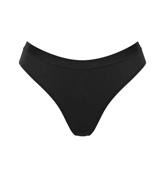 Dámské kalhotky GO Casual High leg - BLACK - černé 0004 - SLOGGI BLACK M