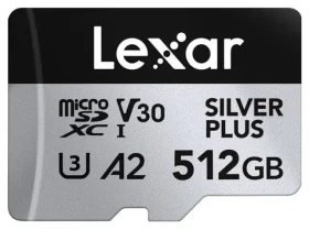 Lexar Professional SILVER PLUS microSDXC 512GB / čtení: 205MBps / zápis: 150MBps / UHS-I / V30 (LMSSIPL512G-BNANG)