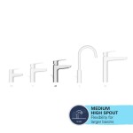 GROHE - QuickFix Start Umyvadlová baterie s výpustí Push-Open, matná černá 237462432