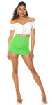 Sexy šortky Koucla Must-Have s vysokým pasem green S