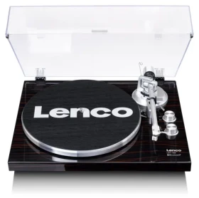 Lenco LBT-188 hnědá / Gramofon / 33 45 RPM / USB / BT / RCA / předzesilovač (LBT188PINE)