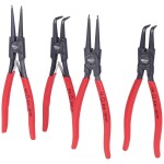 KNIPEX - Kleště precizní, na pojistné kroužky Ø 12-25mm - vnitřní, zahnuté - 130mm, velké opěrné plochy na hrotech (4821J11)