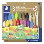 STAEDTLER Voskovky Noris Junior / 18 ks / šestihranné / papírový obal (224 C18)