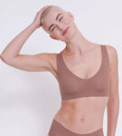 Dámská podprsenka ZERO Feel 2.0 Bralette - BROWN - hnědá 1141 - SLOGGI BROWN M