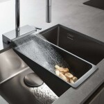 HANSGROHE - Příslušenství Multifunkční síto do dřezu, matná černá 40963000