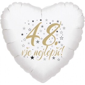 48. narozeniny balónek srdce Balonky.cz 48. narozeniny balónek srdce Balonky.cz