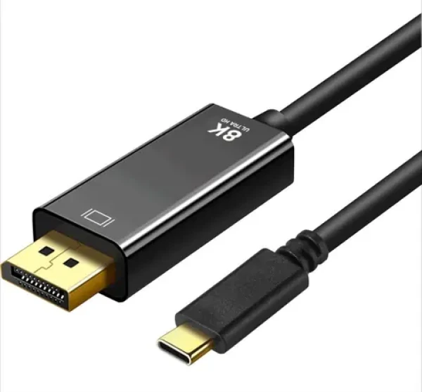 Art KABUSBC OEM-C5-2 černá / Kabel USB-C - DisplayPort / 1,8 m (KABUSBC OEM-C5-2)