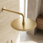 REA - Kulatá dešťová sprcha JS-P014BG 30cm Brush Gold REA-P8604