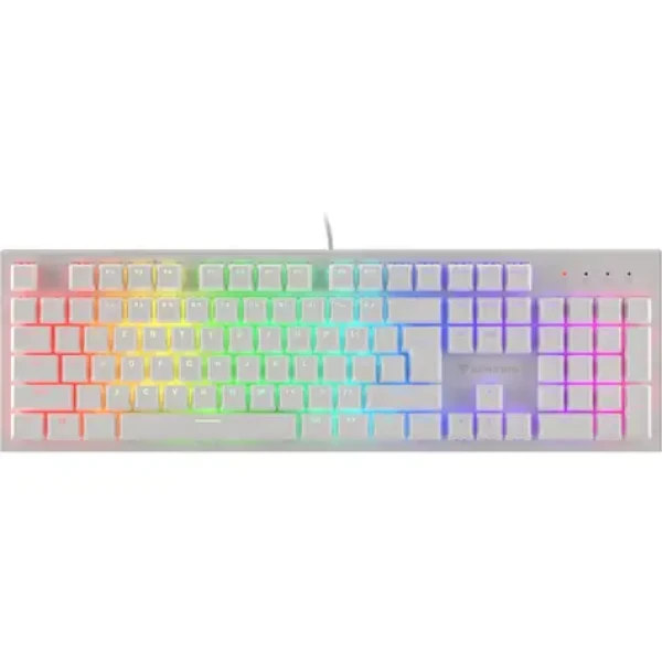 Genesis Thor 303 RGB Outemu Peach Silent bílá / herní mechanická klávesnice / USB (NKG-1879)