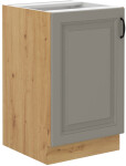 Spodní skříňka pod dřez Stilo 50 ZL 1F BB Barva korpusu: Dub artisan, Barva dvířek: Dust Grey