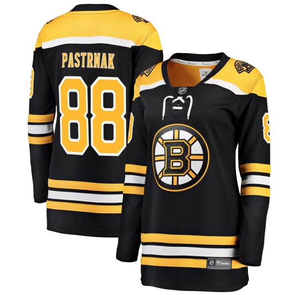 Fanatics Dámský dres Boston Bruins NHL David Pastrňák 88 Breakaway Player Jersey Original Velikost: dámské XL