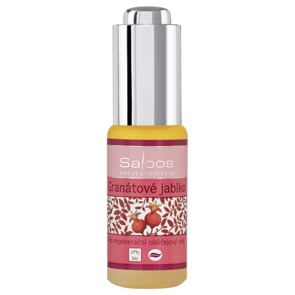 Bio regenerační pleťový olej GRANÁTOVÉ JABLKO 20ml Saloos