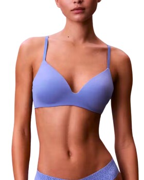 Dámská bezkosticová podprsenka Calvin Klein QF8013 blue tulip