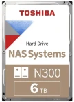 Toshiba N300 NAS 6TB (Bulk) / 3.5" / 7 200 rpm / 512MB cache / SATA III / CMR (MN10ADA600S)