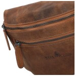 Módní dámská kožená kabelko-ledvinka GW Galatea, camel