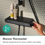 HANSGROHE - ShowerTablet Select Termostatická sprchová baterie, matná černá 13158670
