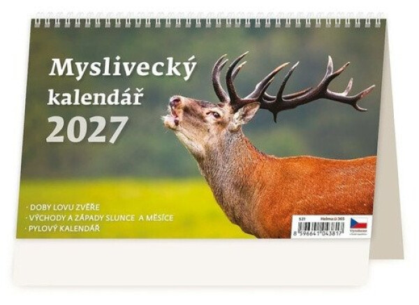 Kalendář stolní 2027 - Myslivecký kalendář