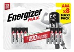 Alkalické mikrotužkové baterie AAA 8ks - Energizer Max