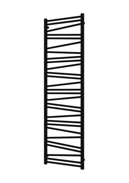 Radiátor kombinovaný SAT Lilon 169,5x50 cm černá matná SATRALI1695500BL SATRALI1695500BL