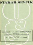 Houslová škola pro začátečníky Opus 6, sešit V. - Otakar Ševčík