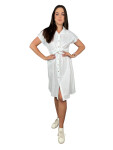 HOSH Košilové šaty Luma Velikost: UNI, Barva: Bílá
