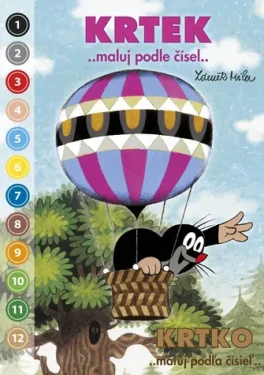 RAPPA Maluj podle čísel Krtek 2